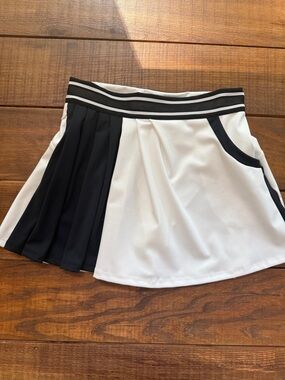 Free People FP Movement Skort, Black & White, Small